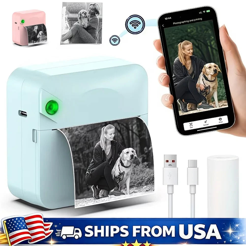 Mini Thermal Sticker Printer