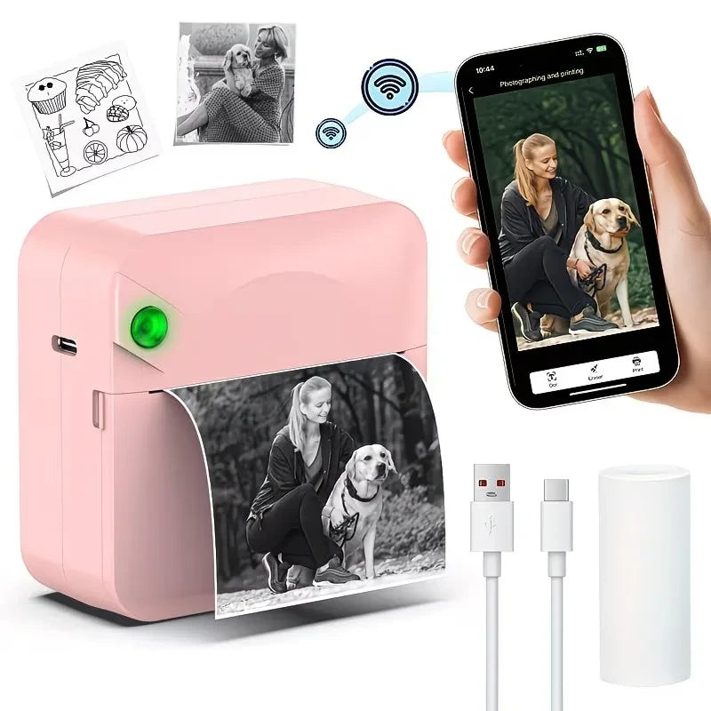 Mini Thermal Sticker Printer