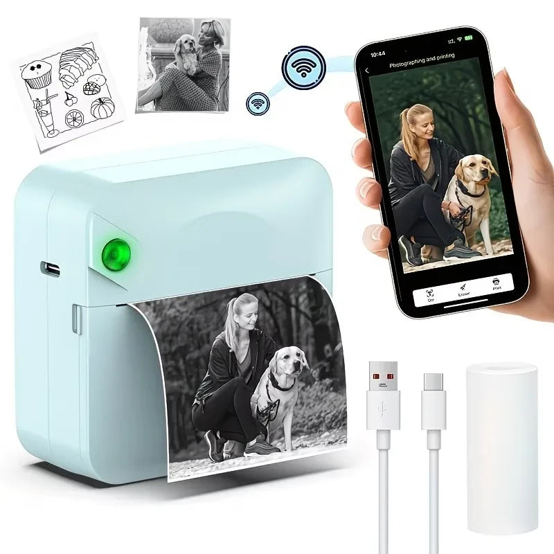 Mini Thermal Sticker Printer