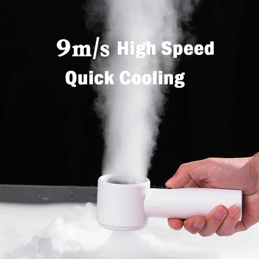 Rechargeable Handheld Fan LED Display