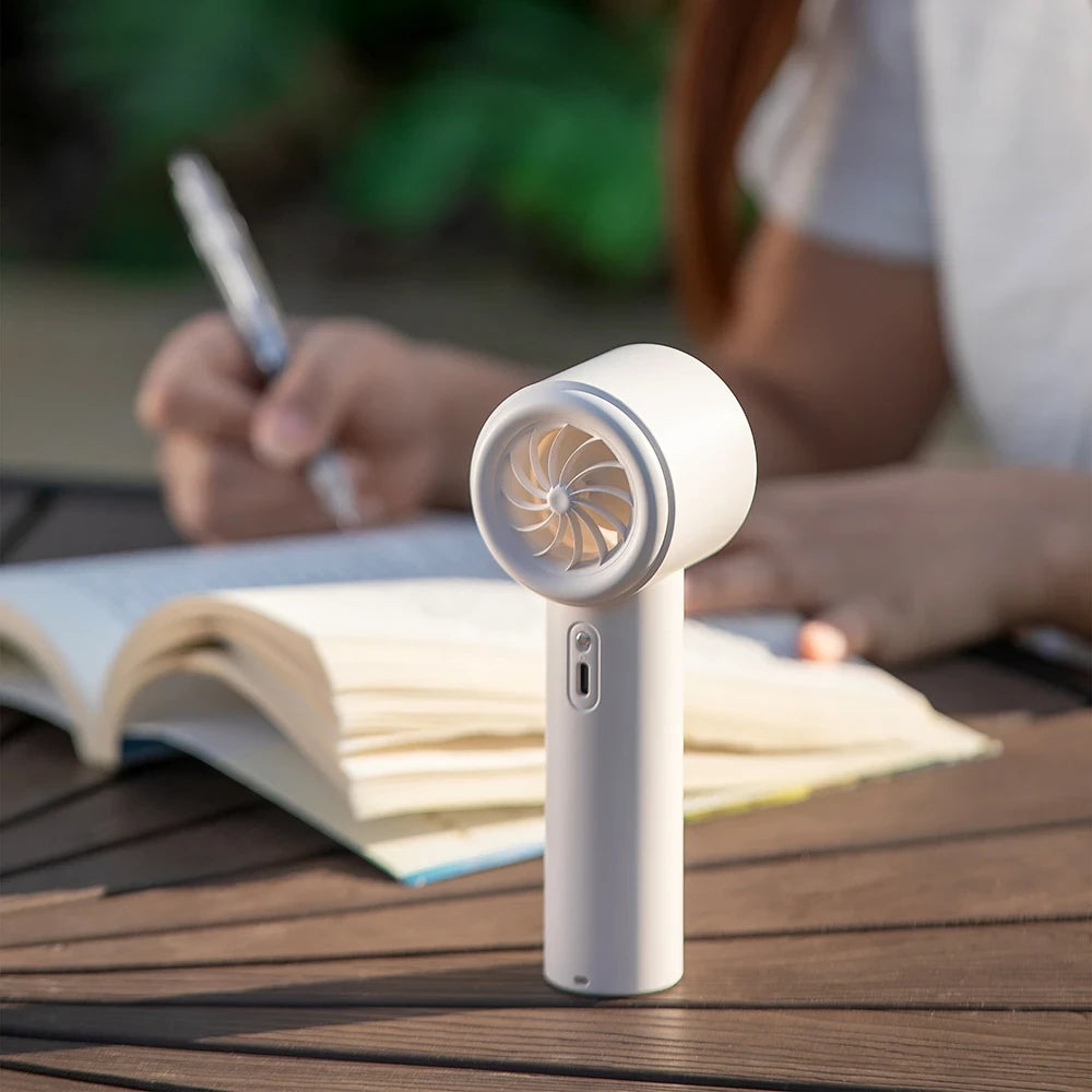 Rechargeable Handheld Fan LED Display