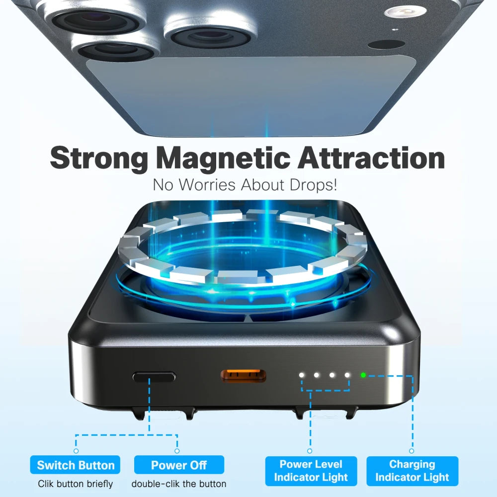 10000mAh Magnetic Power Bank